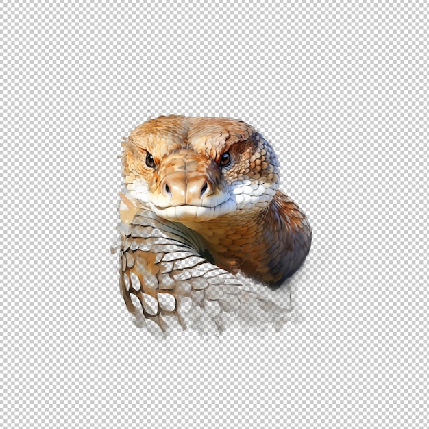 PSD Логотип watecolor змея-крестик изолированный фон