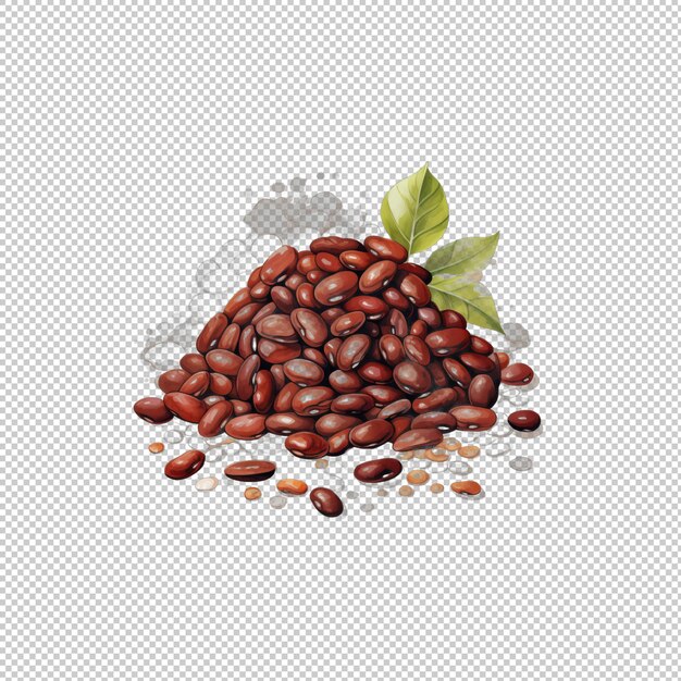 Watecolor logo rice and beans isolated backgro