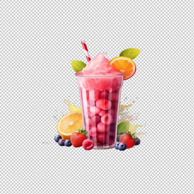 Watecolor logo smoothie isolated background is