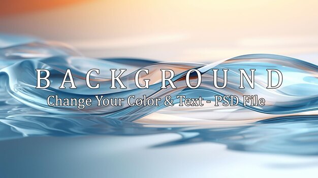 PSD water abstract futuristic background generative ai