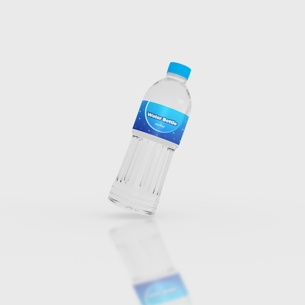 Water bottle mockup psd