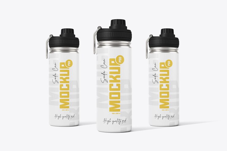 Water Bottle Mockup