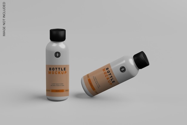 Water bottle mockup