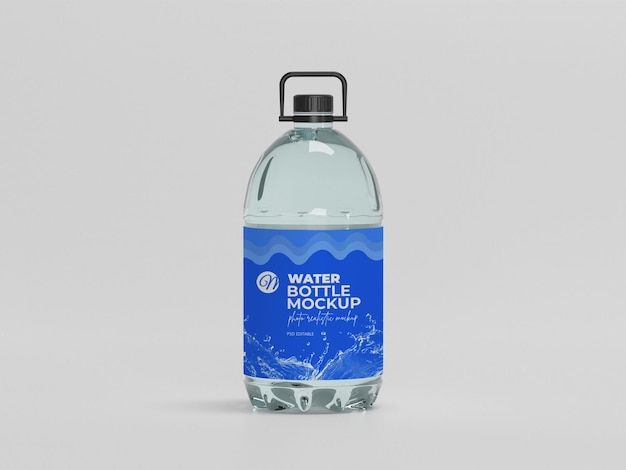 PSD mockup bottiglia d'acqua