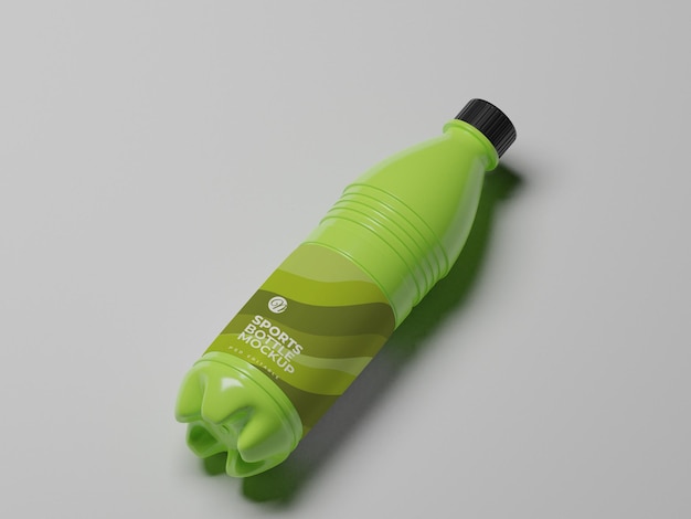 Water bottle mockup