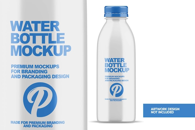 PSD mockup bottiglia d'acqua
