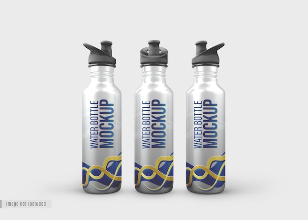 Water bottle mockup