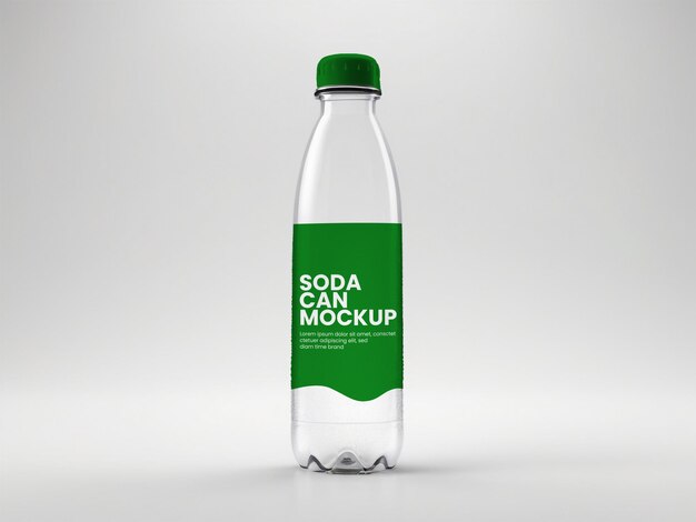 water bottle packaging mockup