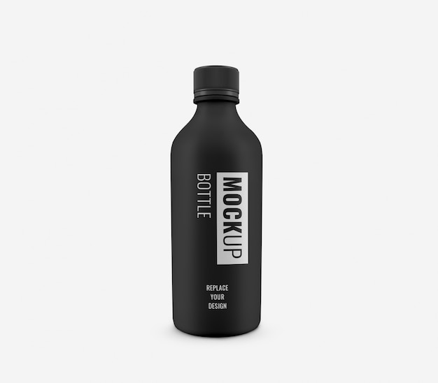 PSD water drinking bottle mockup