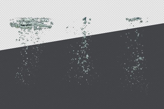 PSD water drop bubbles