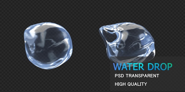 Water Drop isolated design premium psd