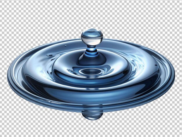 PSD water drop with ripples