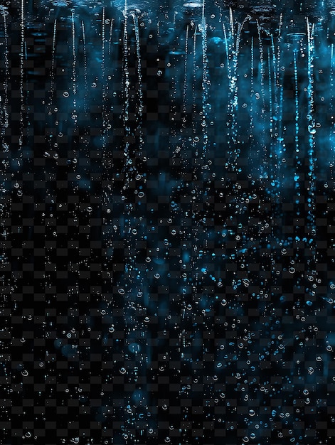 Water drops on a black background