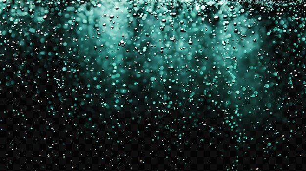 The water drops on the dark background