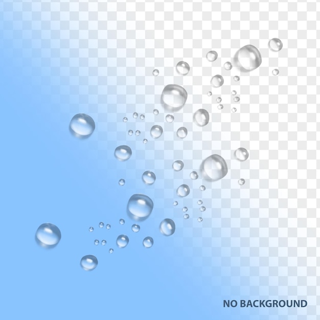 PSD water drops