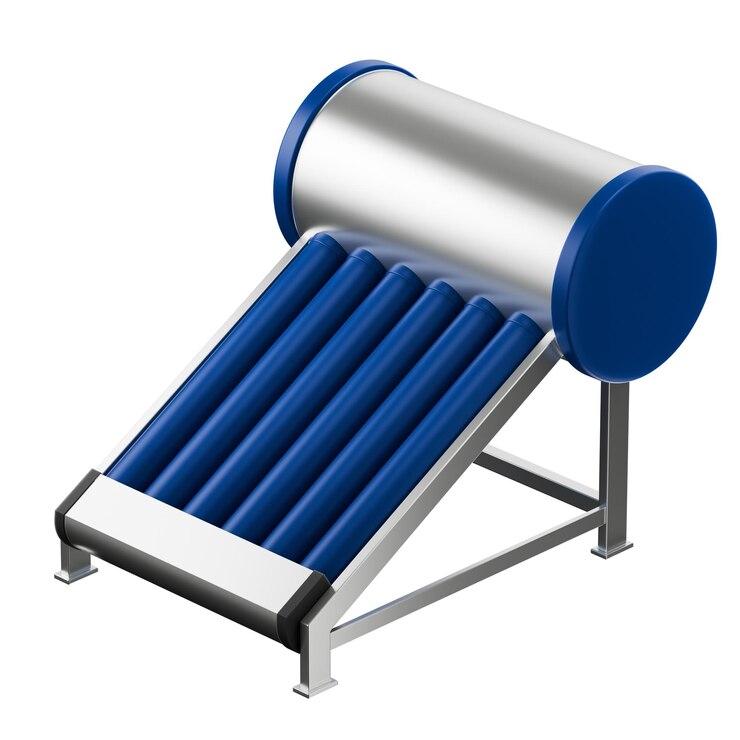 PSD water heater solar thermal electricity power 3d render icon illustration