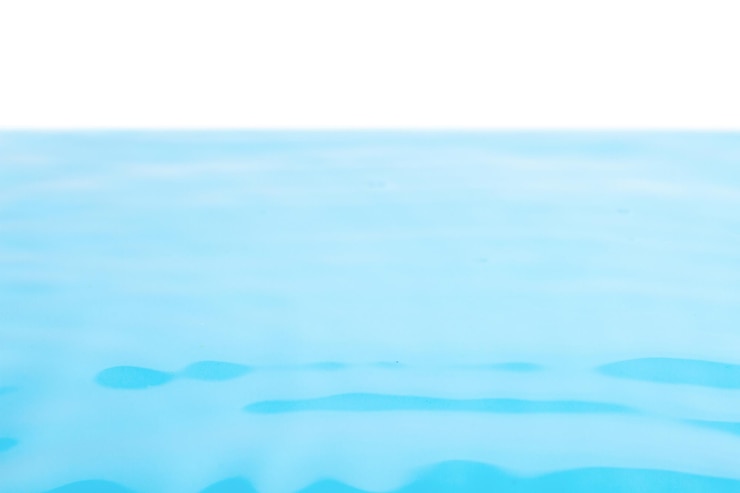 PSD water on isolated transparent background