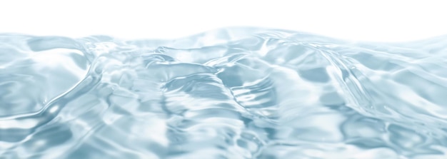 PSD water on isolated transparent background