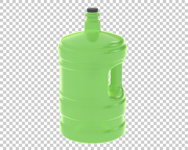 PSD water jug on transparent background 3d rendering illustration