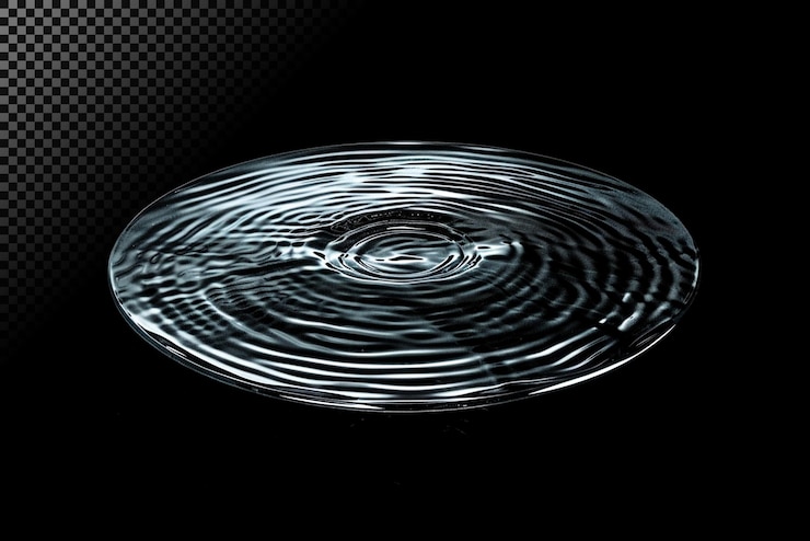 PSD water ripple effect