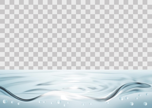 PSD water splash 3d rendering