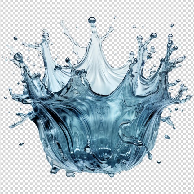 PSD water splash icoon