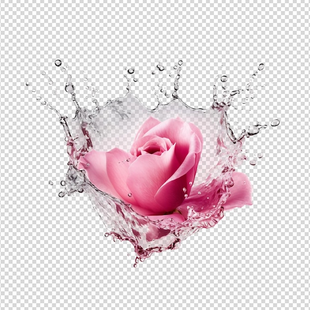 PSD water splash illustration