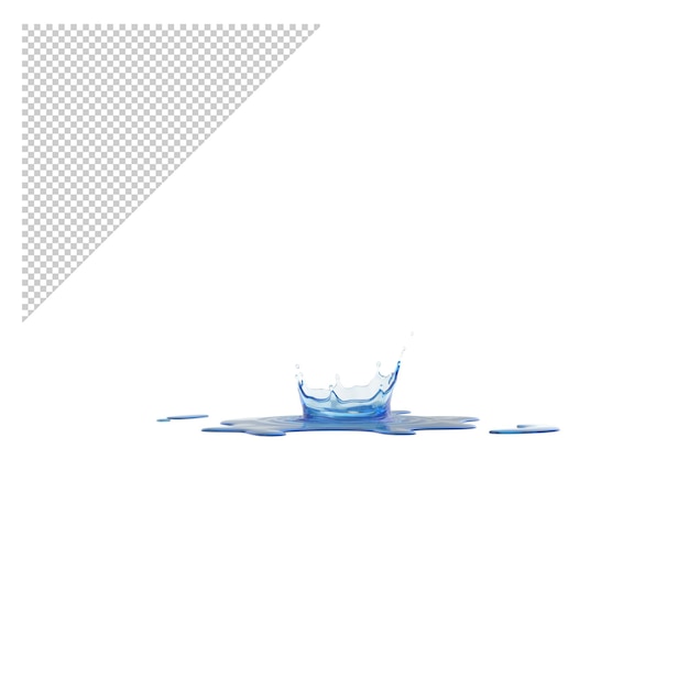 PSD water splash png