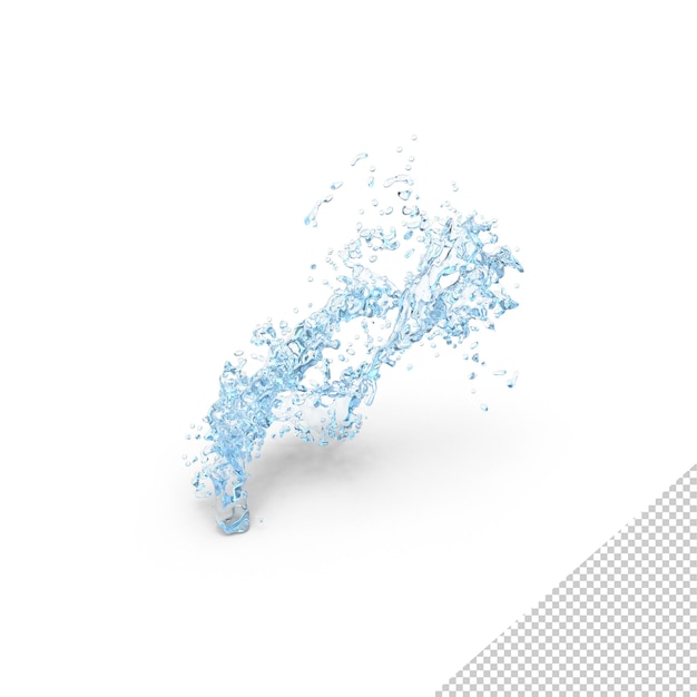 PSD water splash png