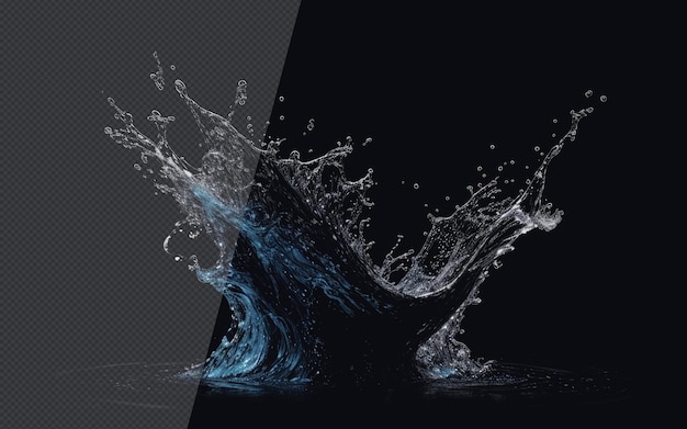 PSD water splash