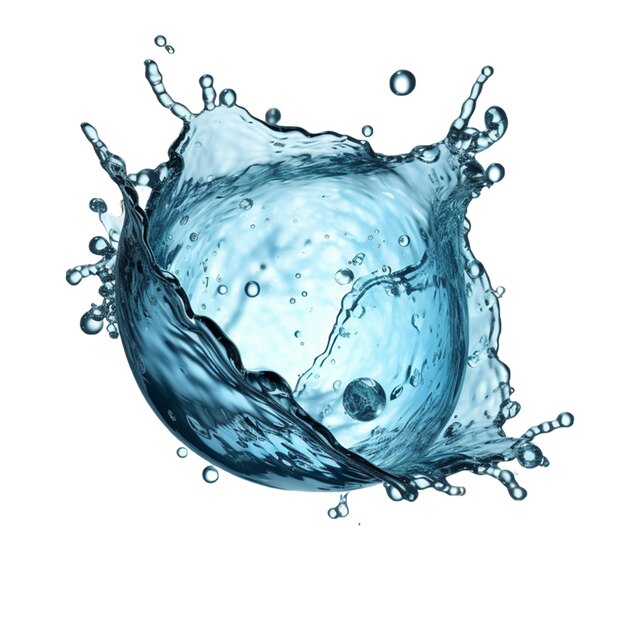 Икона с изображением брызг воды