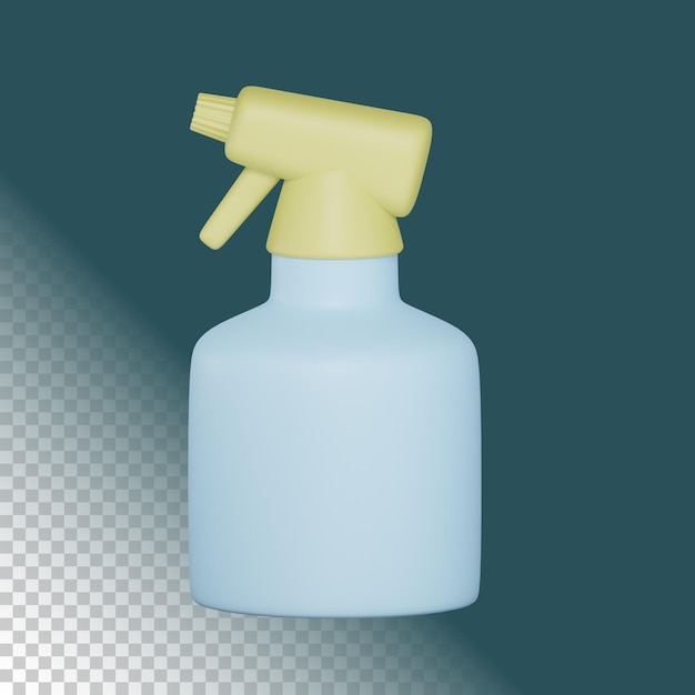 Water Spray 3d illustration