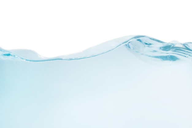 water surface On a blank background
