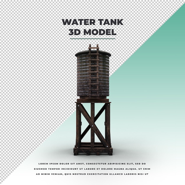 PSD water tank