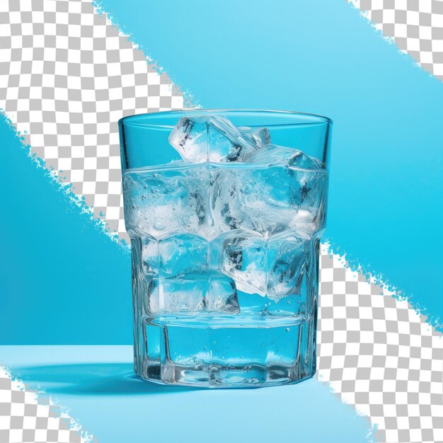 Water that is blue and on a transparent background