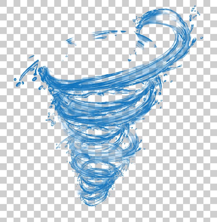 PSD water vortex