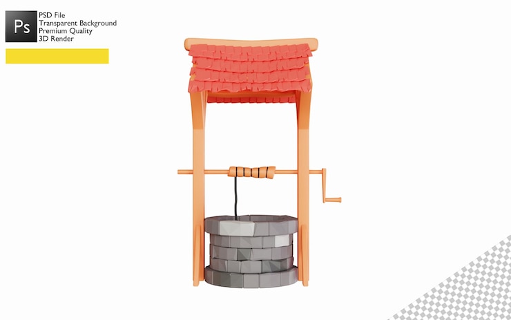 PSD water well 3d design