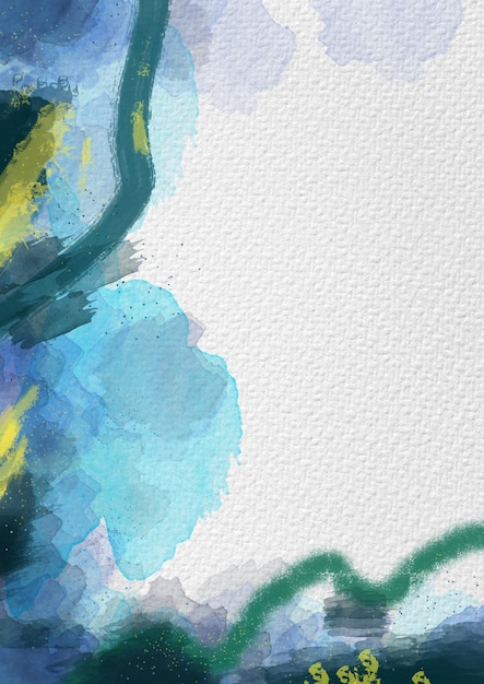 PSD watercolor background blue