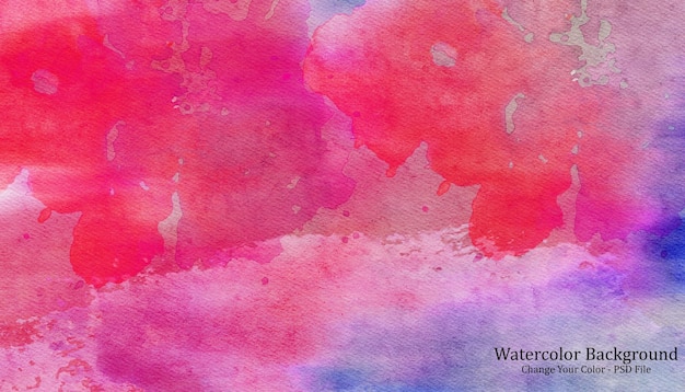 PSD watercolor background psd