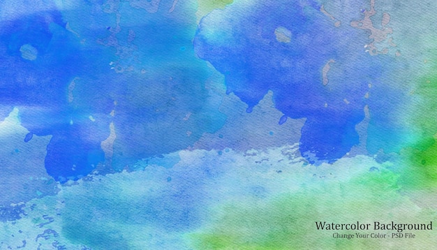 PSD watercolor background psd