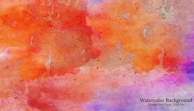 PSD watercolor background psd