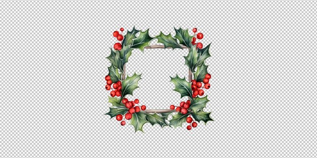 PSD watercolor christmas decoration