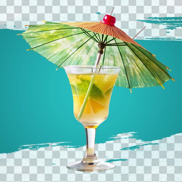 PSD watercolor delicious cocktail