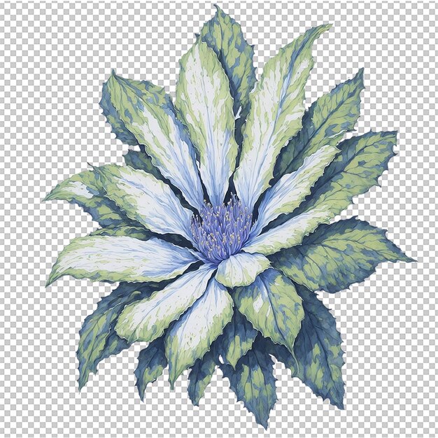 PSD watercolor flower