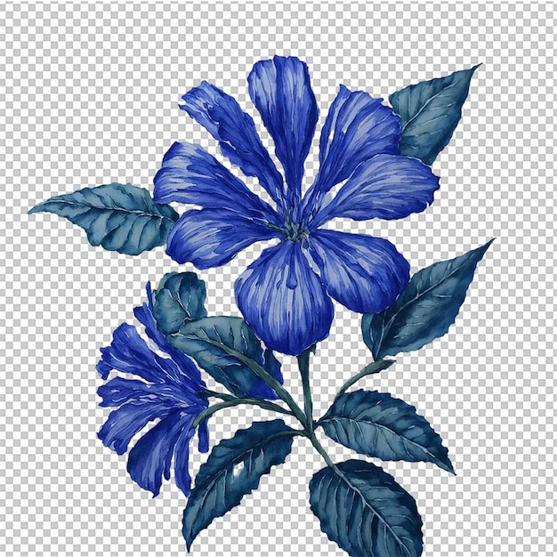 PSD watercolor flower