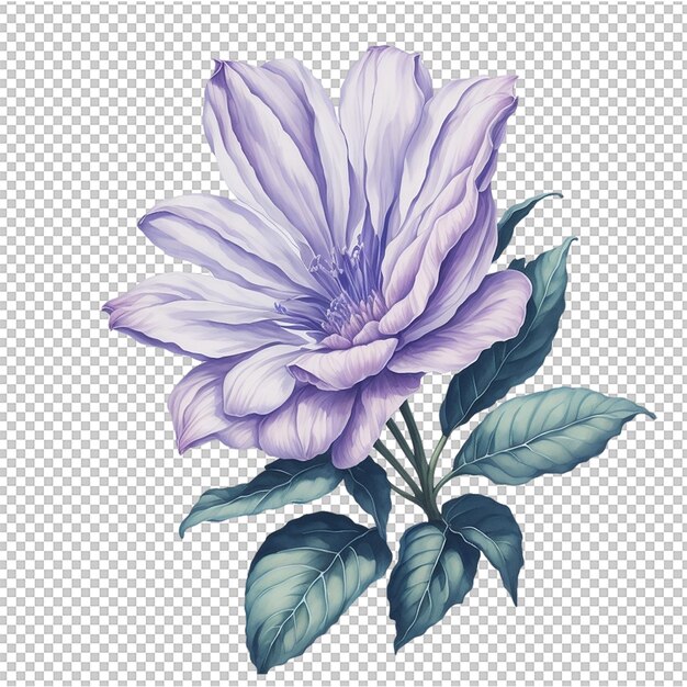 PSD watercolor flower