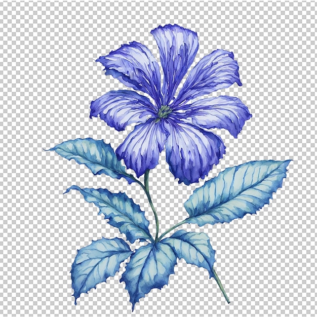 PSD watercolor flower