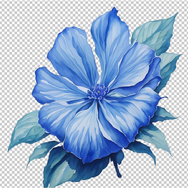 PSD watercolor flower