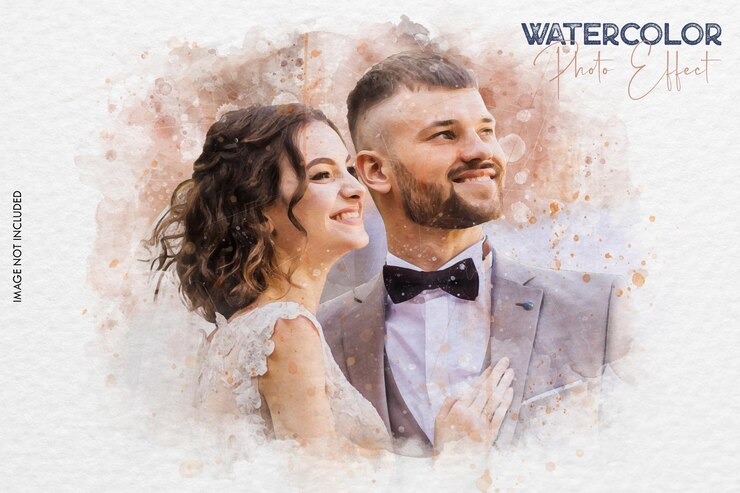 Watercolor photo effect
