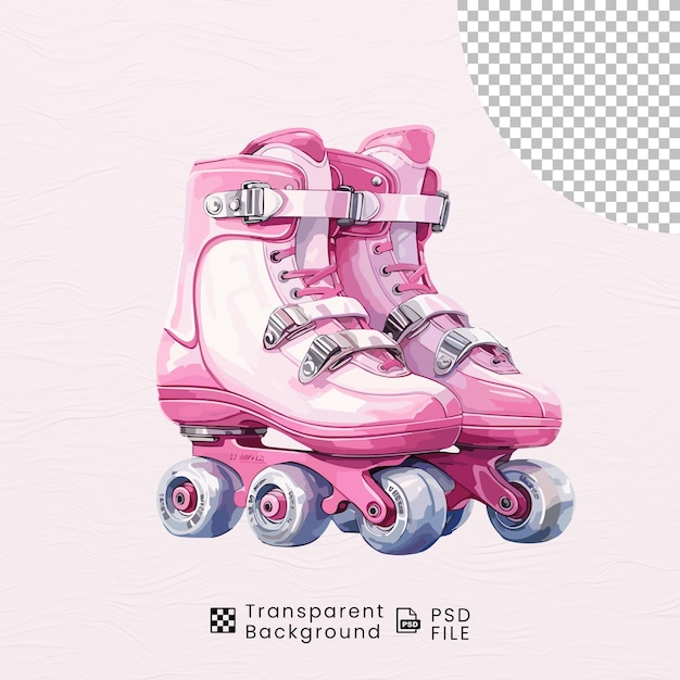 Watercolor pink tire shoes png